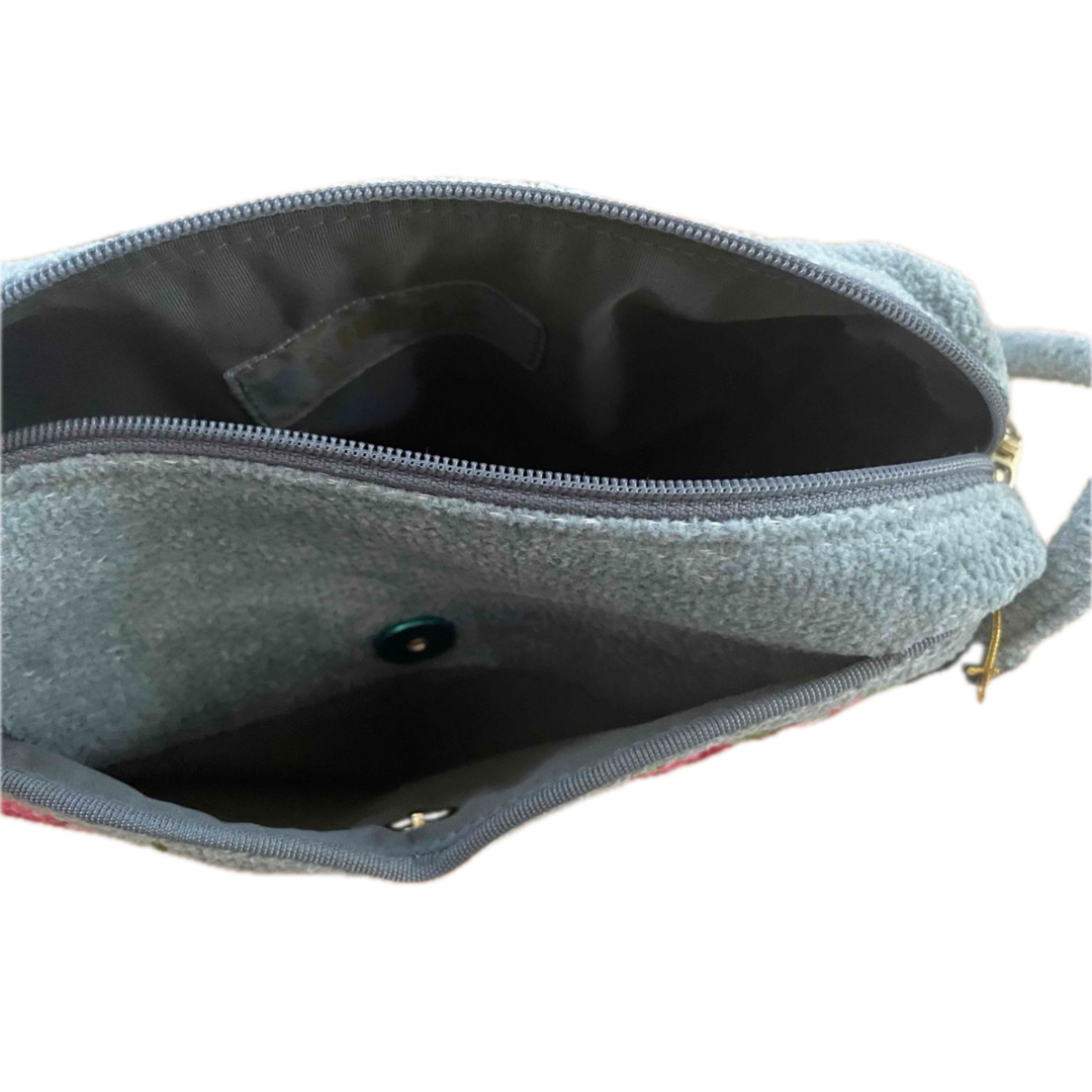 FEILER - FEILER フェイラー ショルダーバッグ グレー ローズ柄 軽量