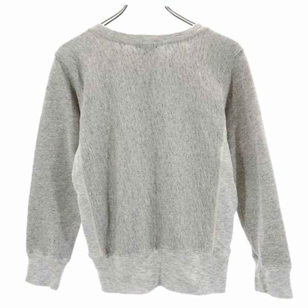 RRL - RRL 1ツ星 長袖 スウェット トレーナー 1 グレー系 ダブル