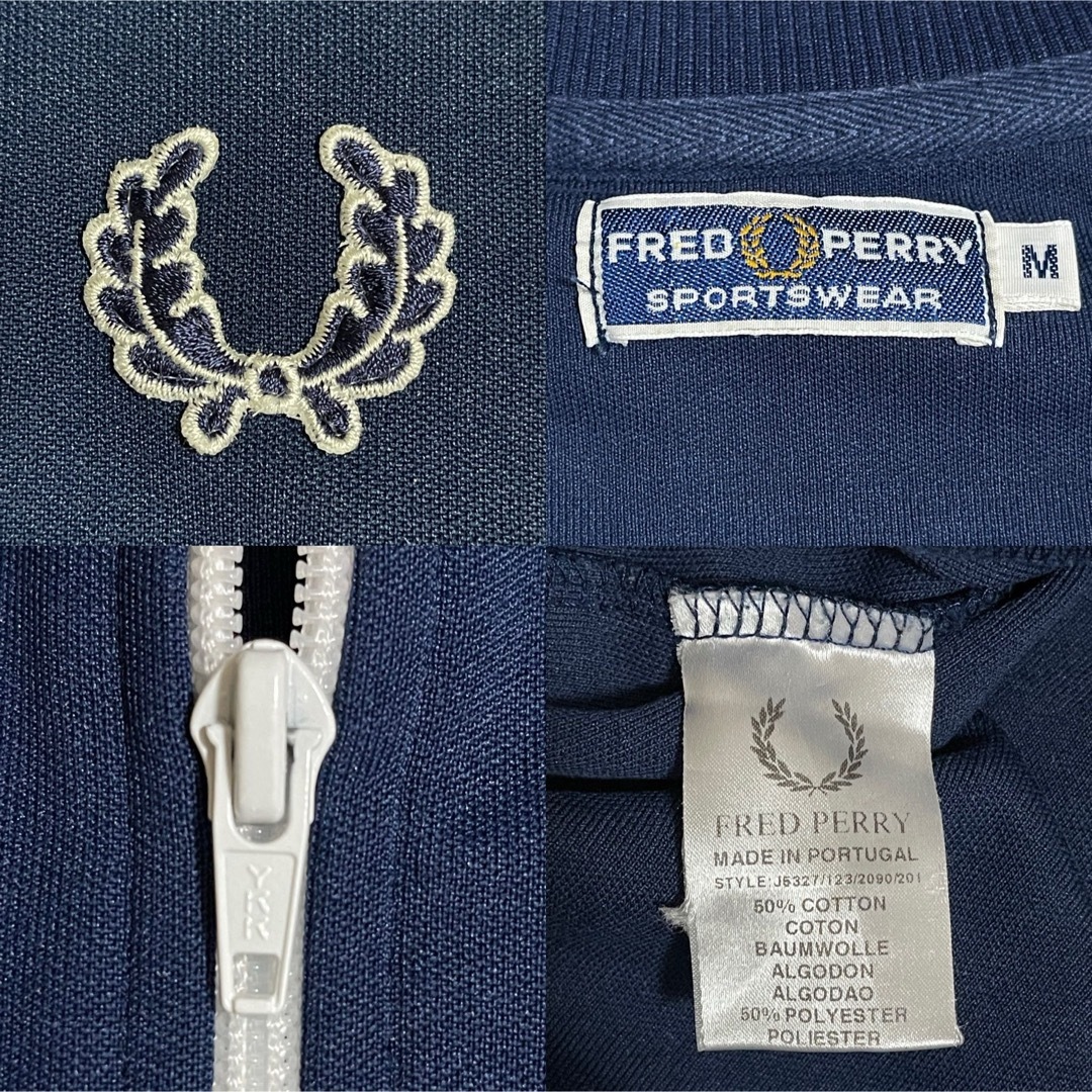 FRED PERRY - 90s美品 M】フレッドペリー刺繍トラックジャケットFred