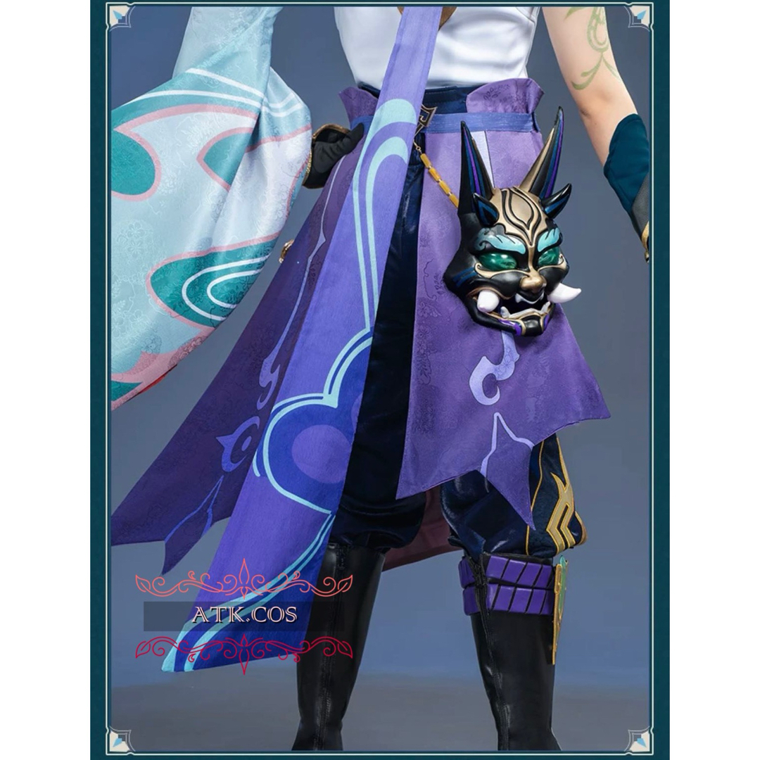 コスプレ 原神 猫屋 魈 喵屋小铺 衣装 豪華 高級 高品質の通販 by R's