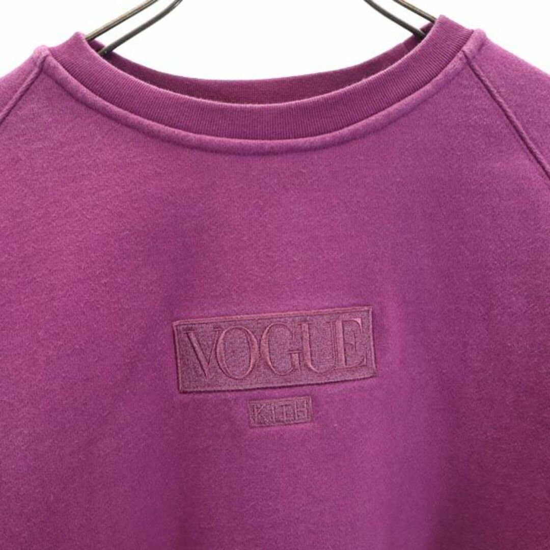 KITH - キス _ ヴォーグ コラボ 長袖 トレーナー M 紫系 KITH _ VOGUE