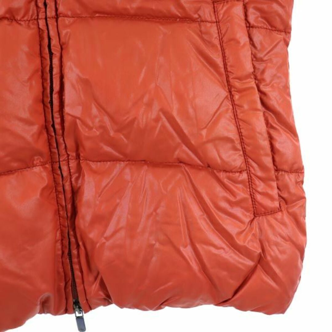 DUVETICA - デュベティカ フード ダウンベスト 38 レッド系 DUVETICA