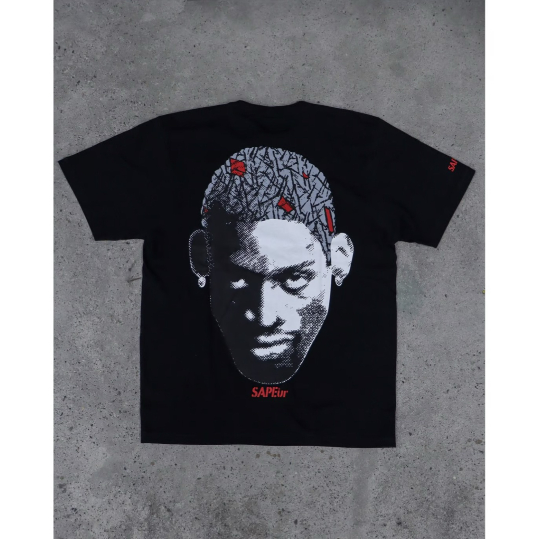 M SAPEur Tシャツ ロッドマン TEE サプール ブラック BLACKの通販 by