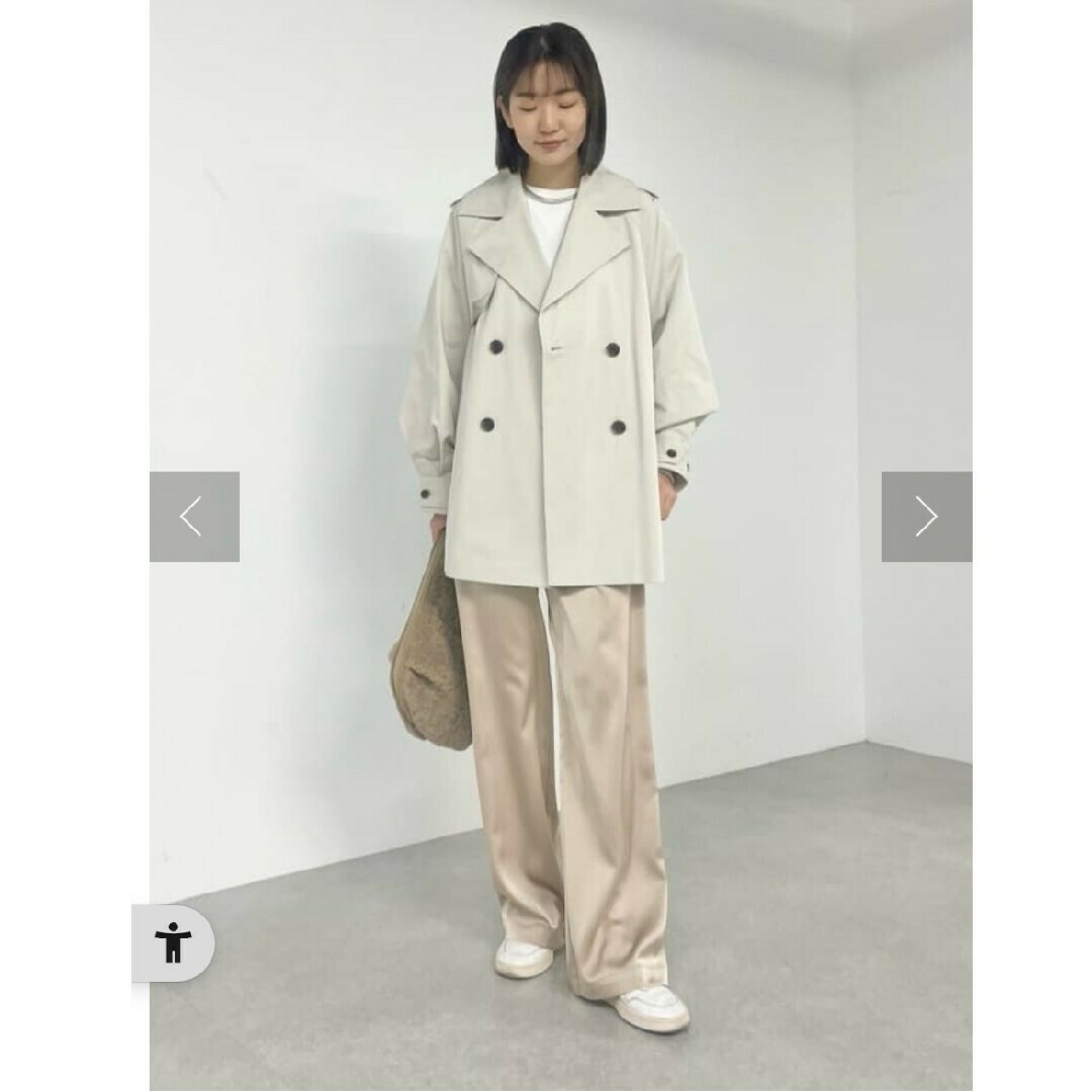 Whim Gazette - 【THE PAUSE】パフスリーブミドルトレンチコートの通販
