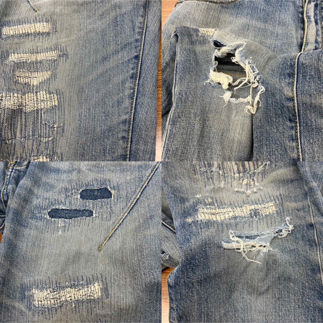 NUMBER (N)INE - K902 NUMBER (N)INE ダメージデニム パンツの通販 by