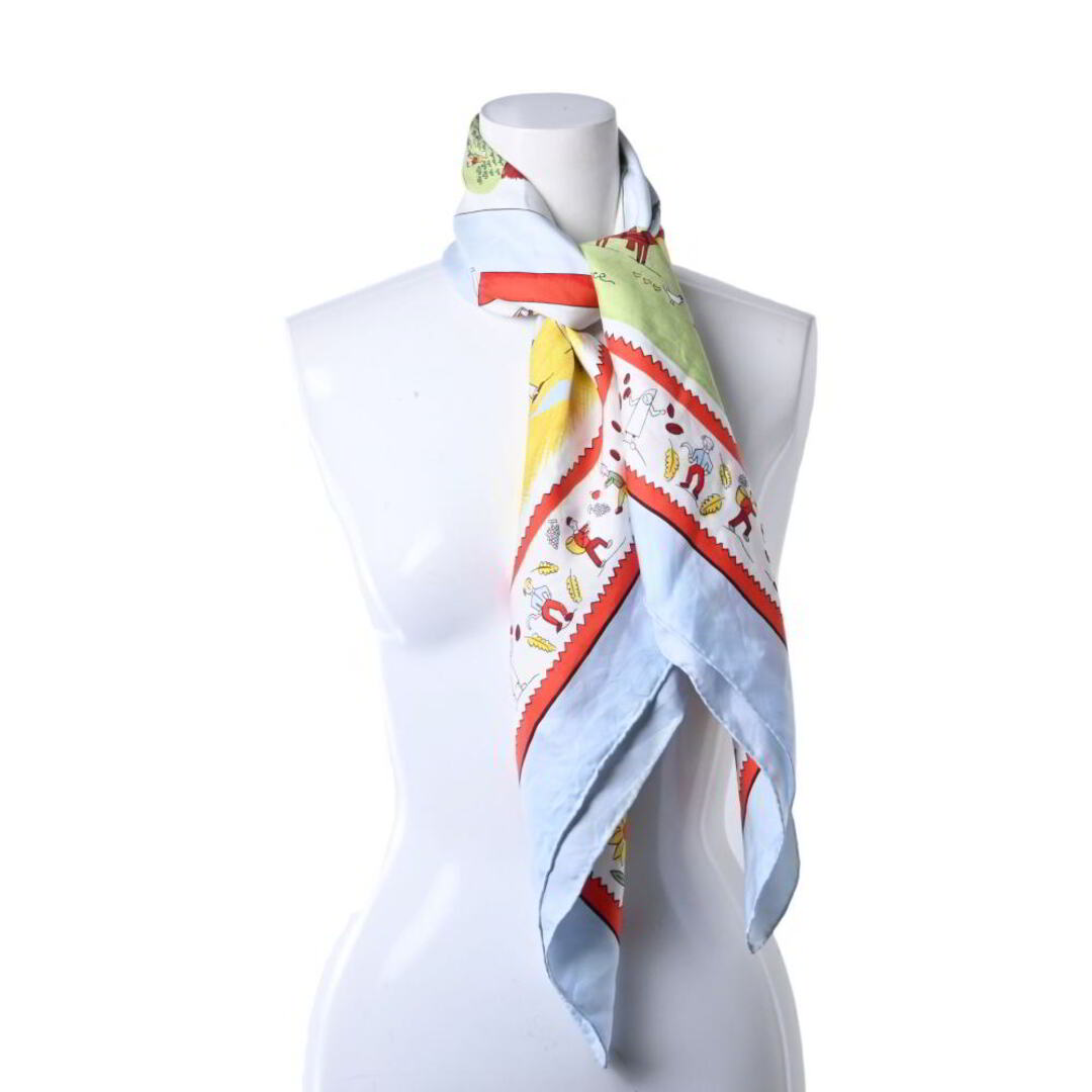 HERMES - HERMES RETOUR A LA TERRE シルク スカーフ カレの通販 by