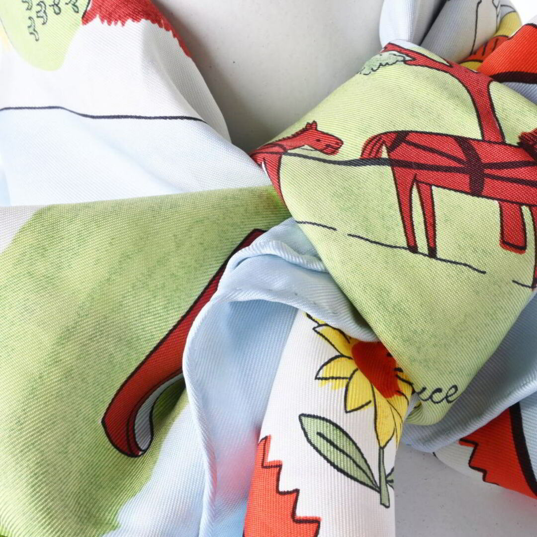 HERMES - HERMES RETOUR A LA TERRE シルク スカーフ カレの通販 by