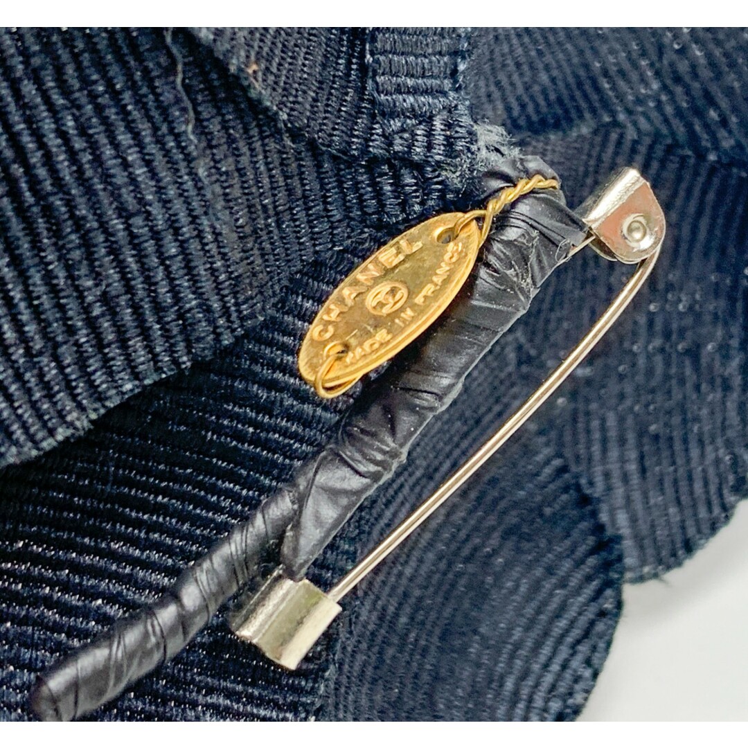 CHANEL - CHANEL シャネル デニム カメリア 花モチーフ フラワー