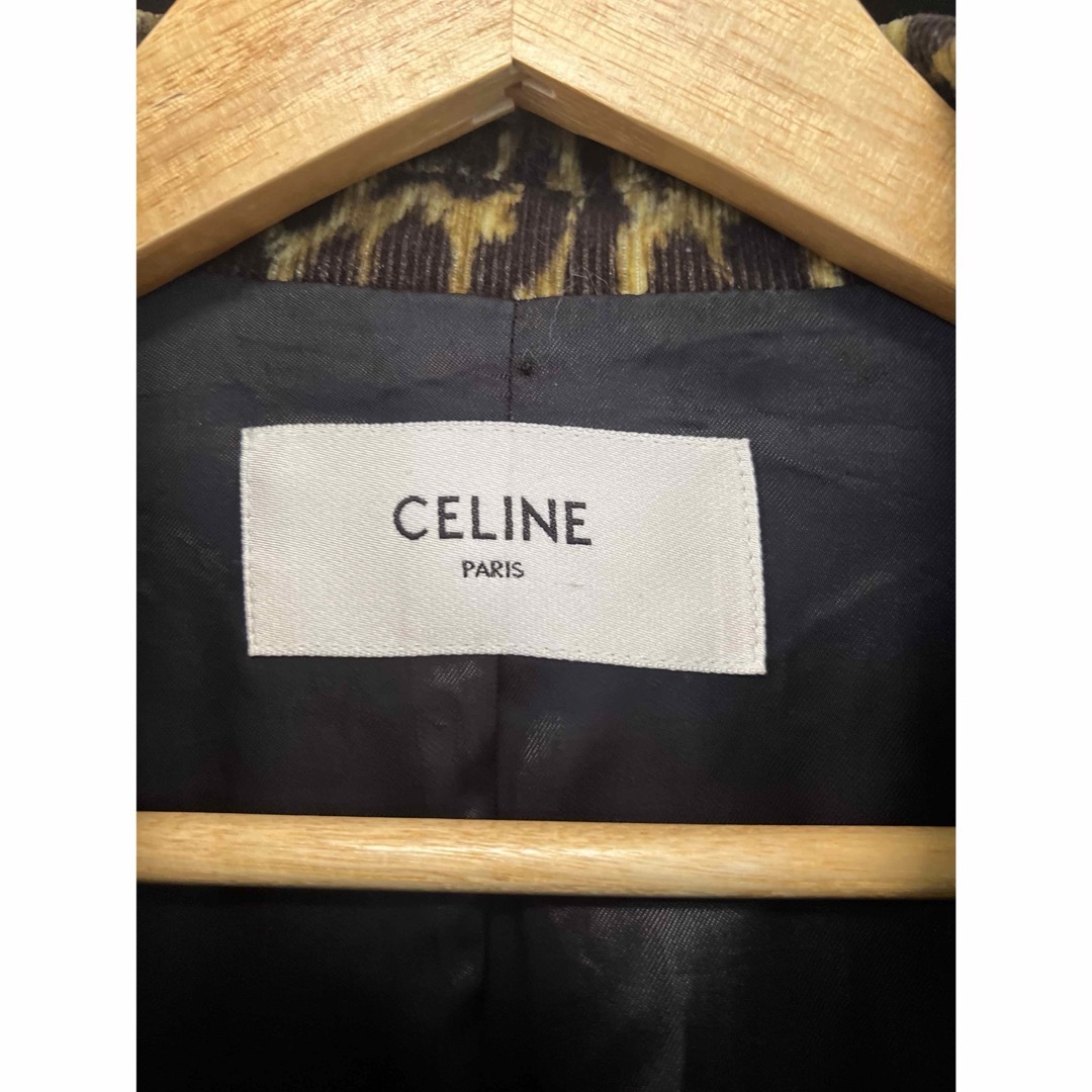 CELINE - CELINE セリーヌ 20ss コーデュロイ レオパード テディ