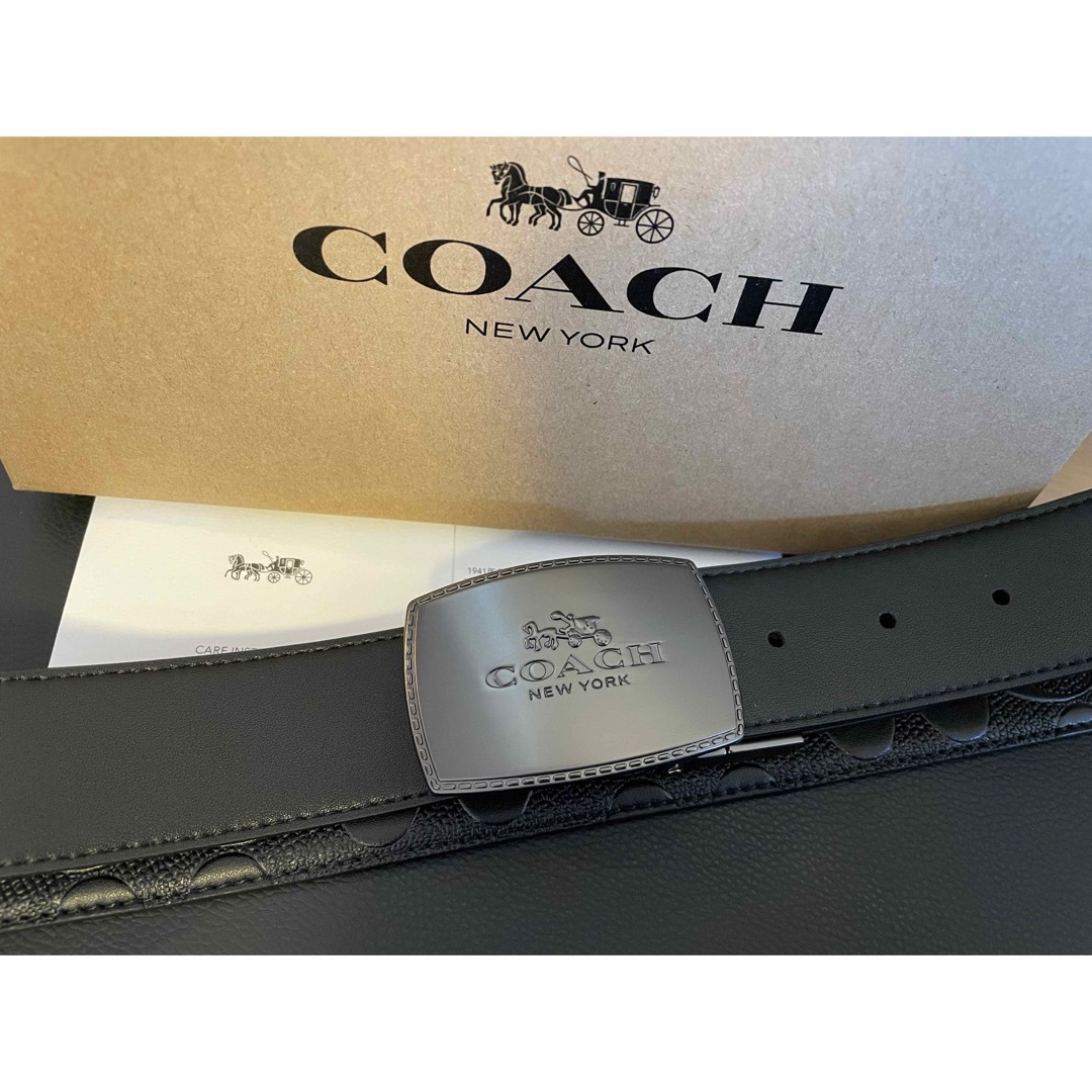 COACH - 新品COACH3点セットシグネチャーフリーサイズリバーシブル