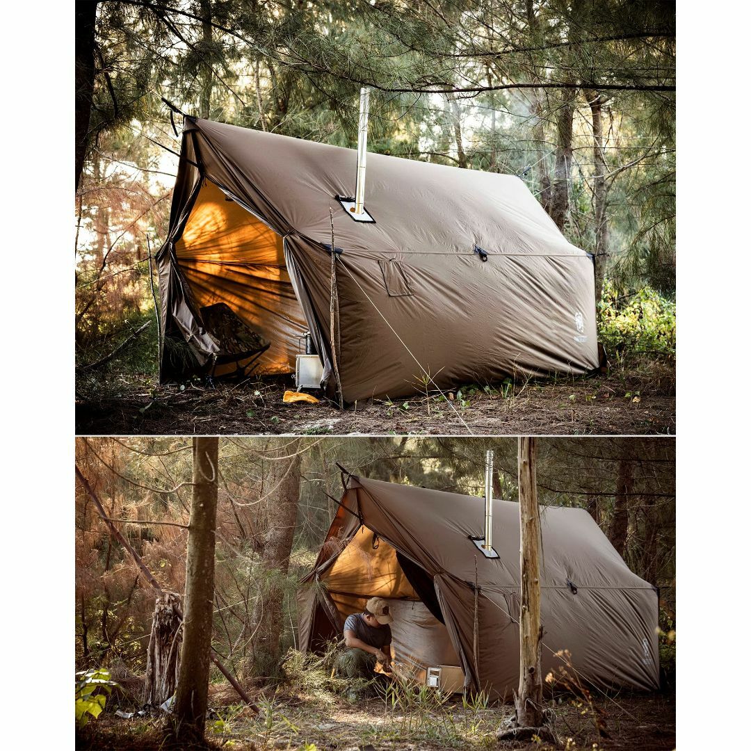 色:ブラウン】OneTigris TEGIMEN ハンモックテント ハンモックの通販