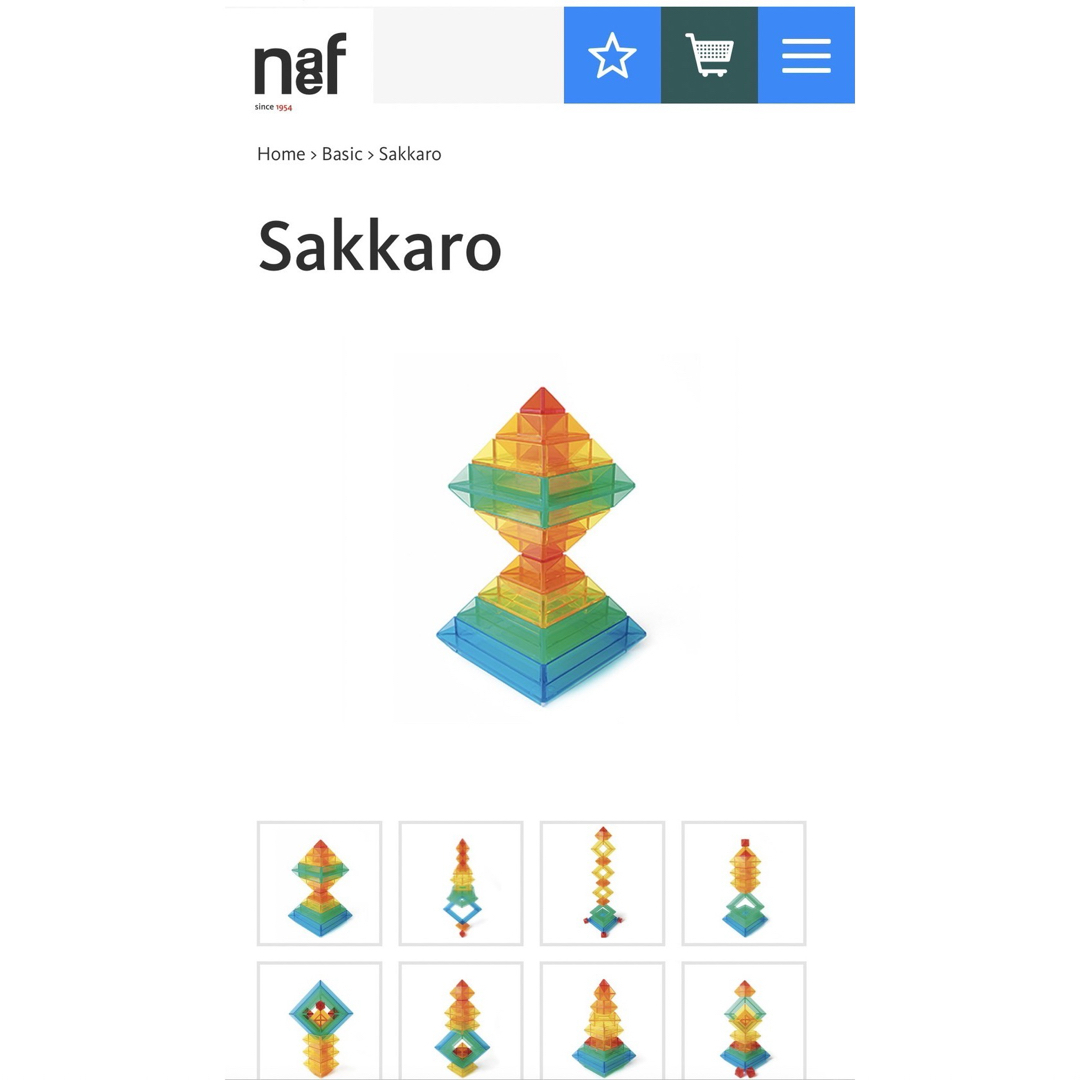 Neaf - 積み木「Sakkaro」サッカロ ネフ社（naef)ダイアモンドの通販