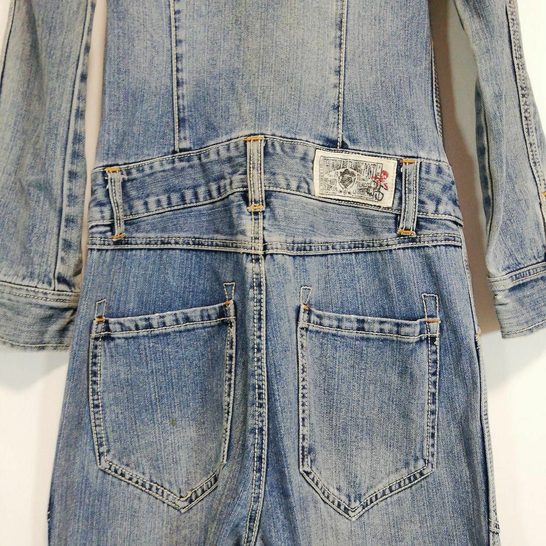 AVIREX - AVIREX レディース 2WAY オールインワン つなぎ デニム 半袖