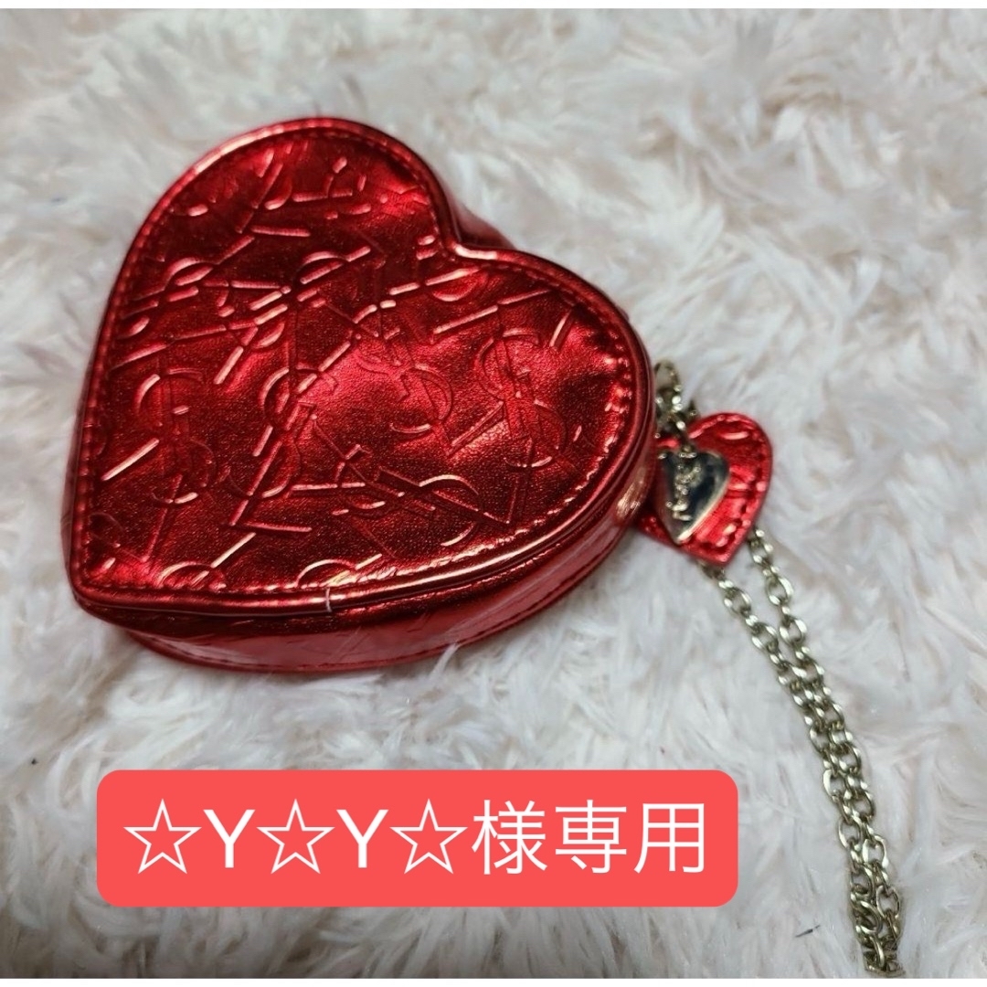 Yves Saint Laurent - イヴ・サンローラン YSL ハート型 ロゴコイン