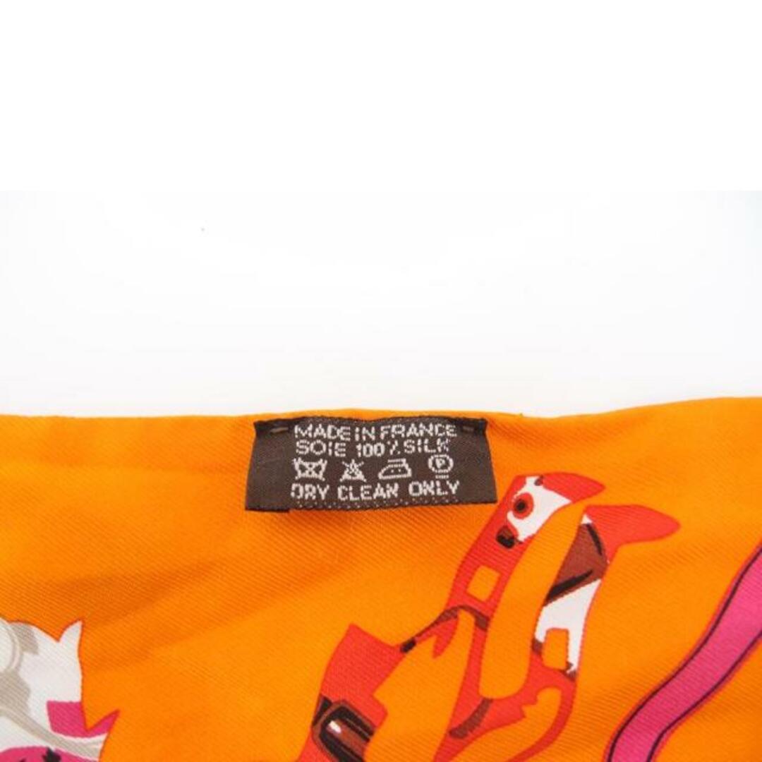 HERMES - HERMES エルメス/ツイリースカーフ/オレンジ/Aランク/69
