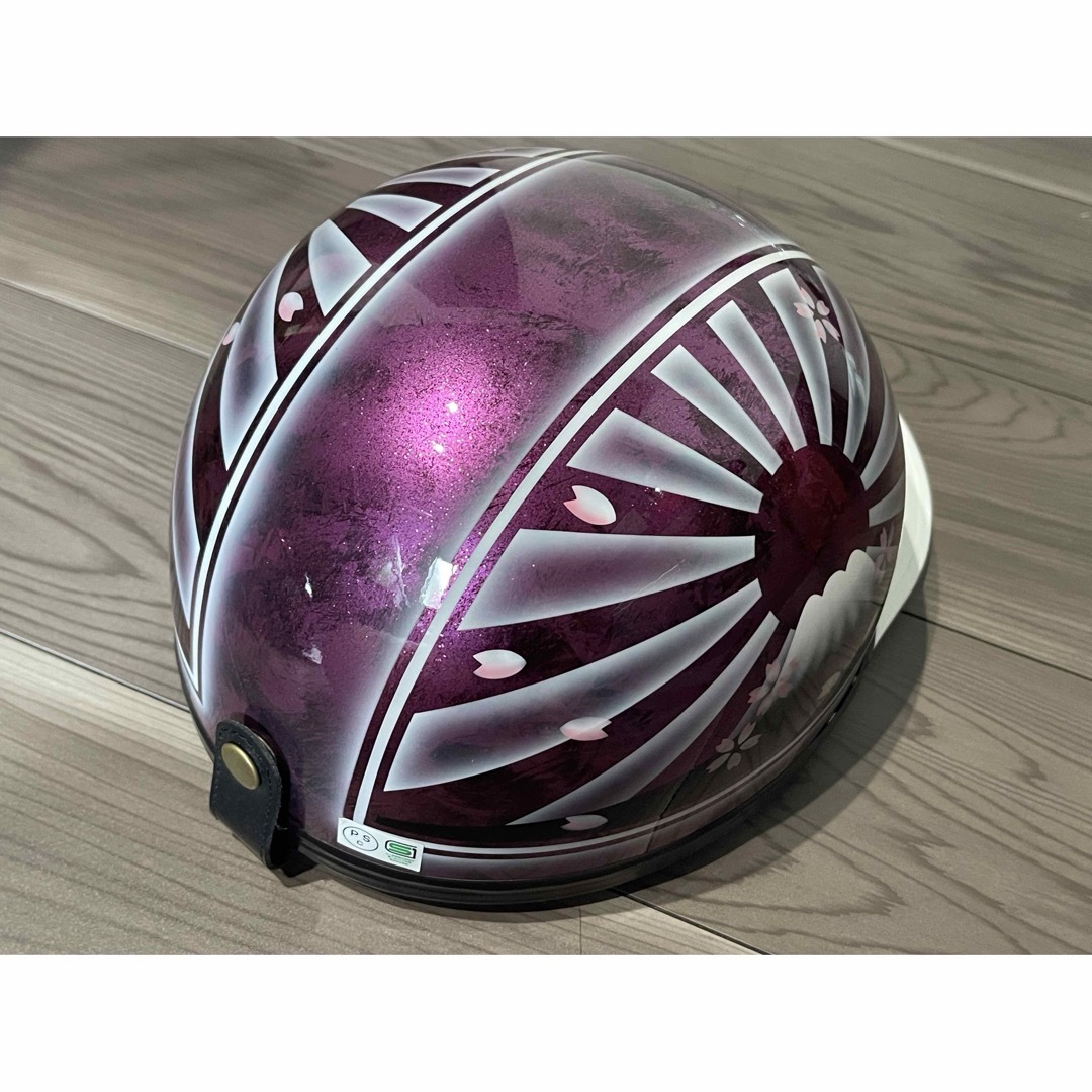 コルク半 カスタム 富士日章 3つボタン ピンクパープルラップ コルク半