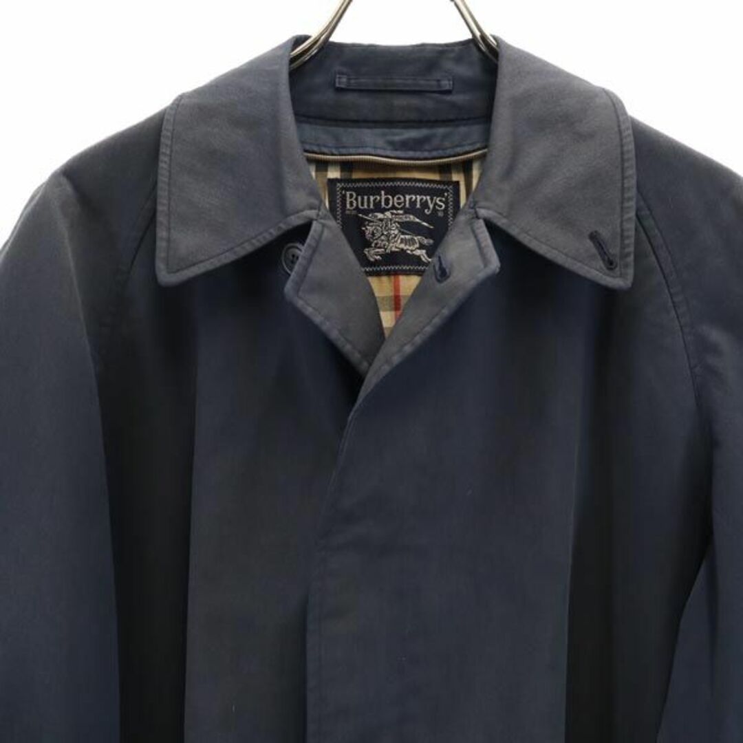 BURBERRY - バーバリーズ 90s オールド ステンカラーコート ネイビー