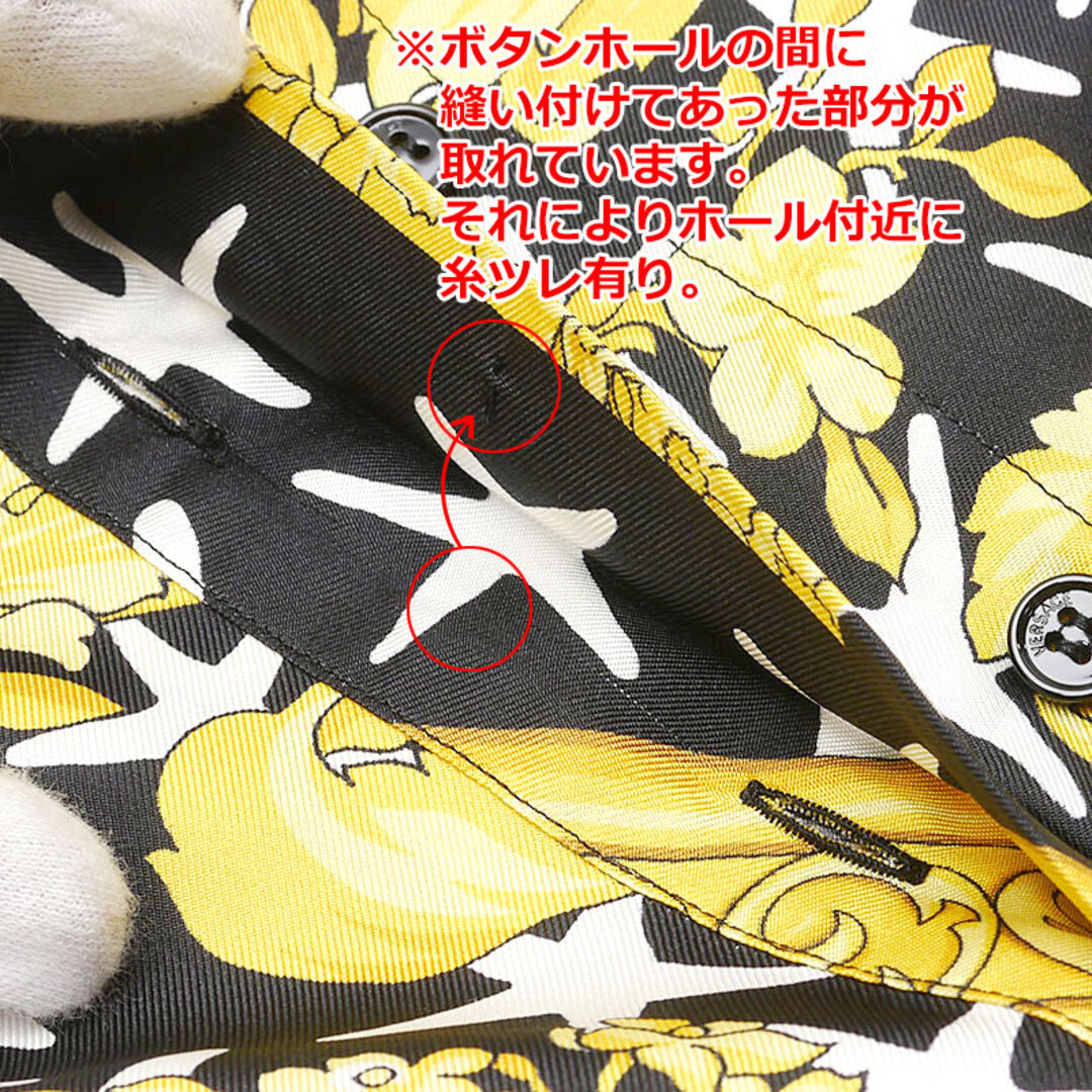 VERSACE - ヴェルサーチェ VERSACE シルクシャツ バロック柄