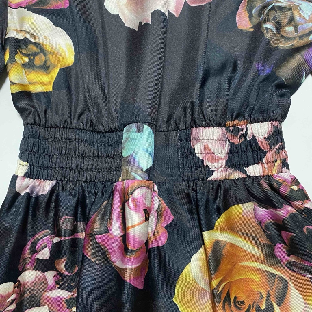 Max Mara - マックスマーラ 花柄 ワンピース 白タグ シルク 100