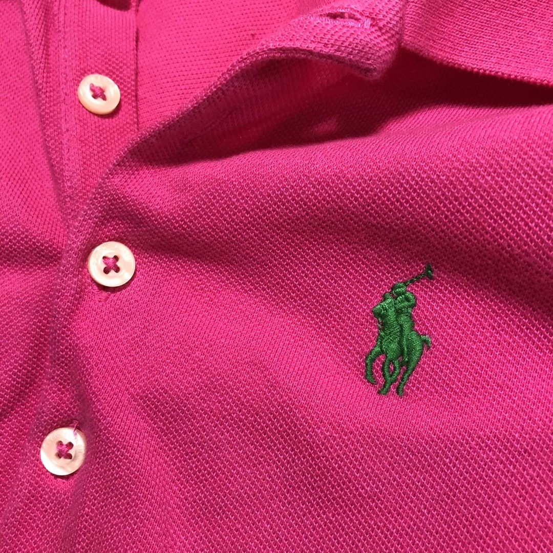 Ralph Lauren - ラルフローレンスポーツのポロワンピース上品ピンクXS