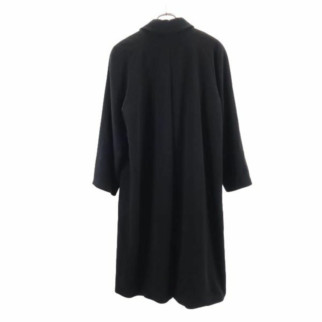 ベルタボーノ カシミヤ100％ ステンカラーコート 9 ブラック BELTA