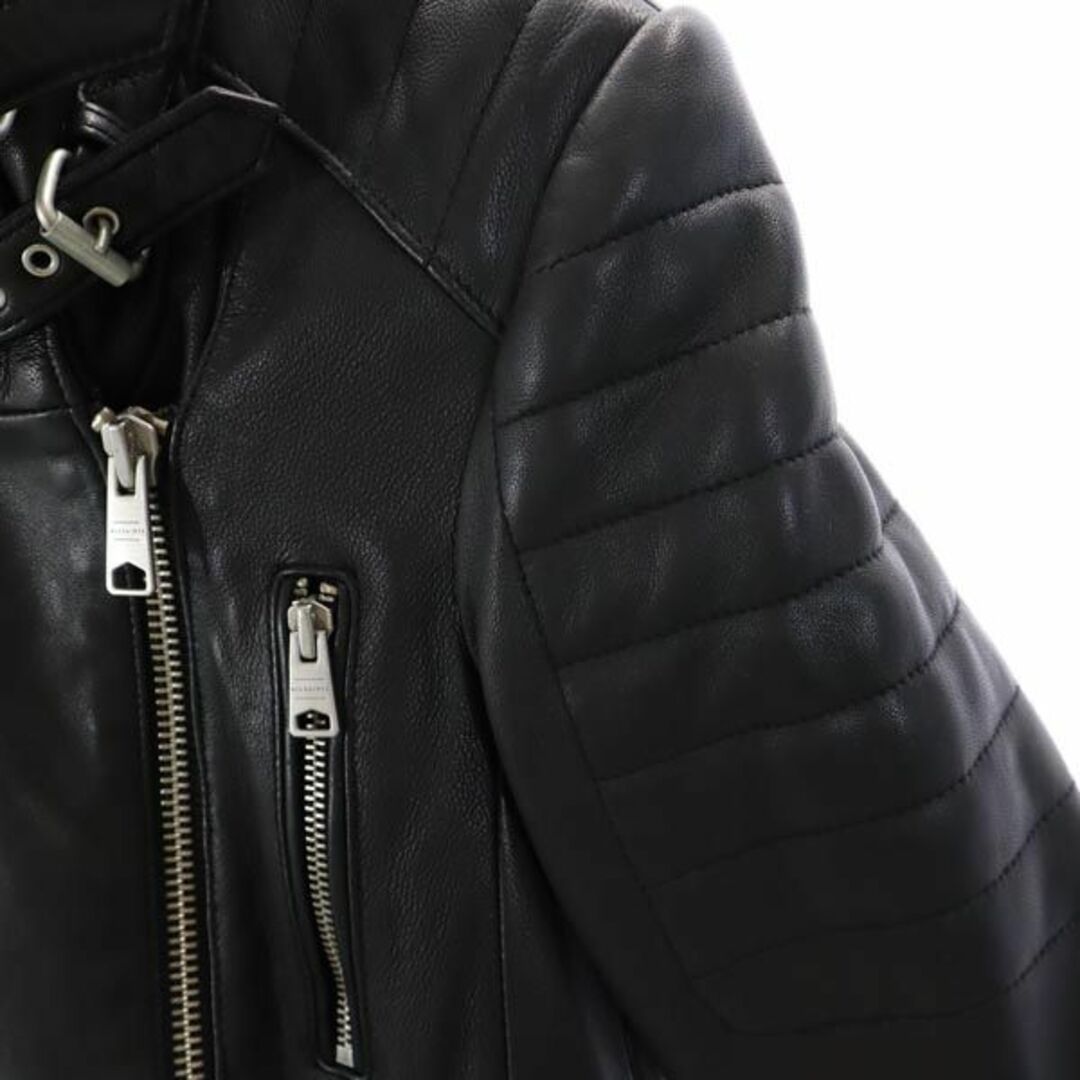 All Saints - オールセインツ 羊革 レザージャケット UK2 黒 ALLSAINTS