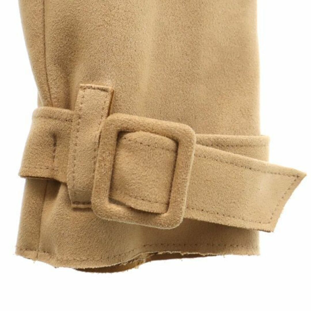 ZARA - ザラ トレンチコート XS ベージュ ZARA フェイクスエード