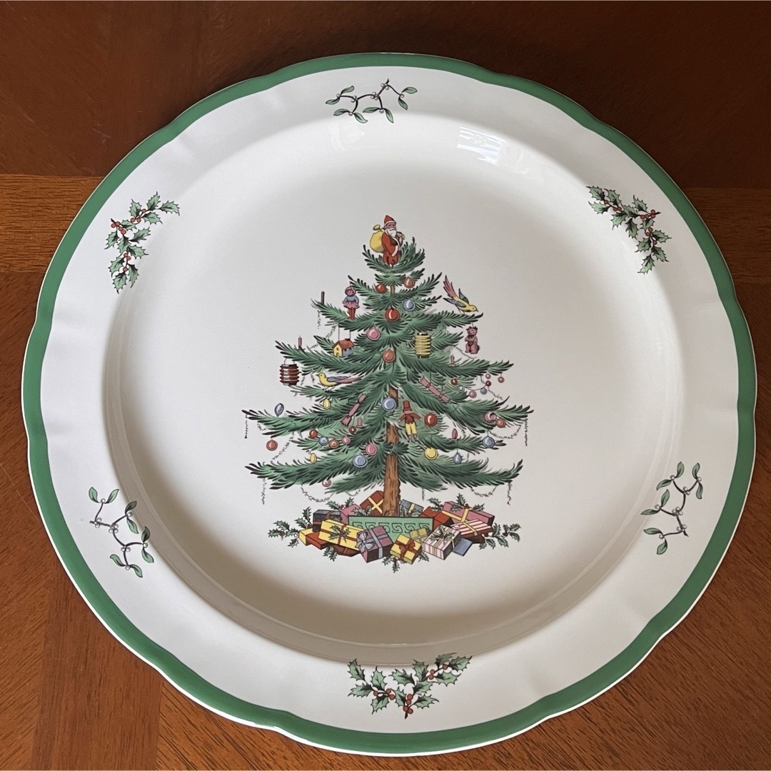 美品】英国製 スポード ☆クリスマスツリー☆パーティプレートの通販