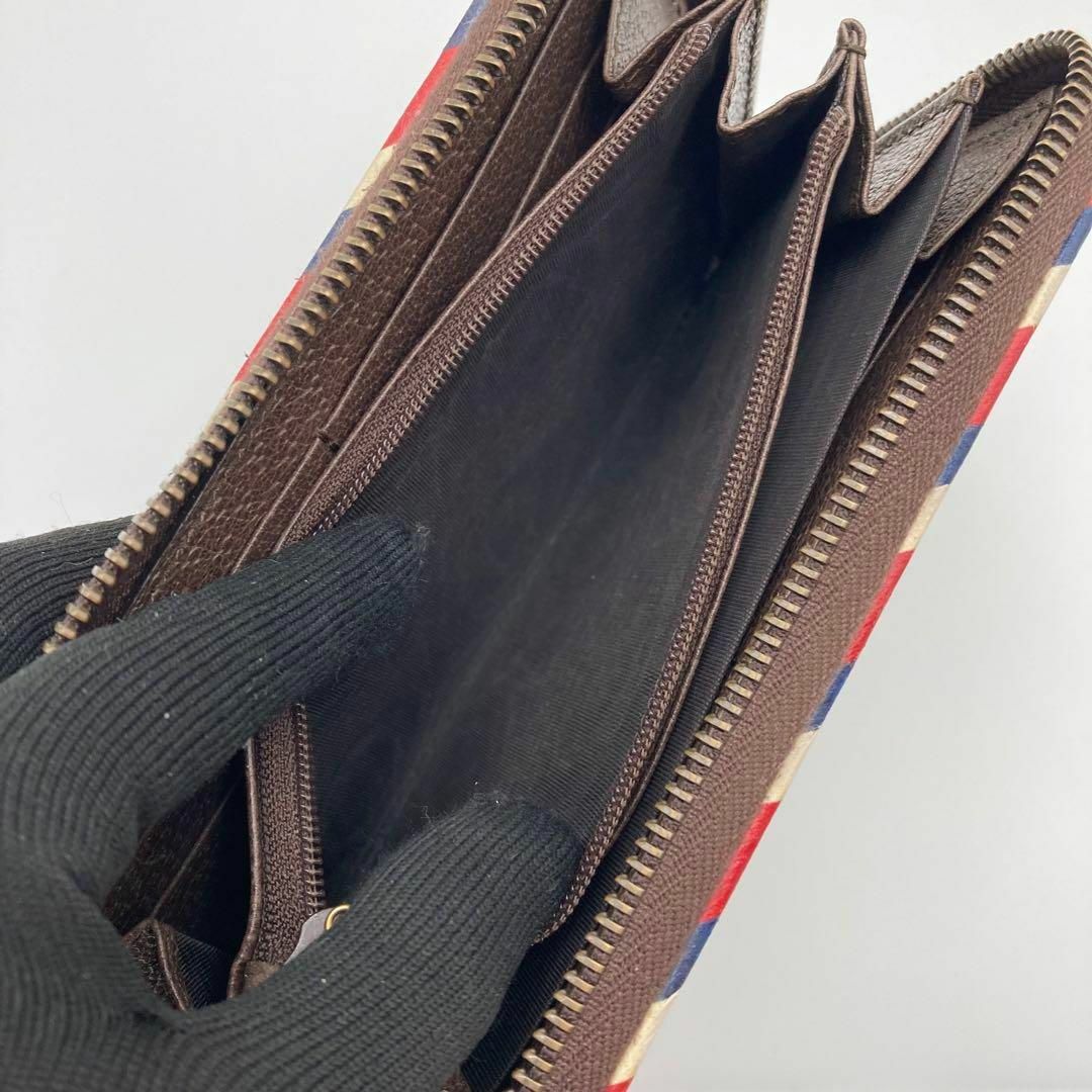 GUCCI - 極美品✨グッチ 長財布 ナイトクーリエ UFO タイガー PVC GG柄