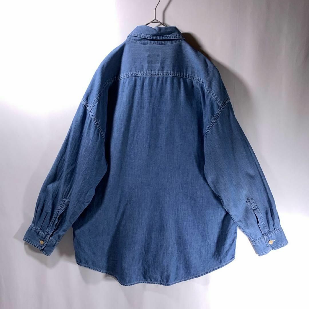 Levi's - 90s 古着 極東 リーバイス デニム ウエスタンシャツ 香港製