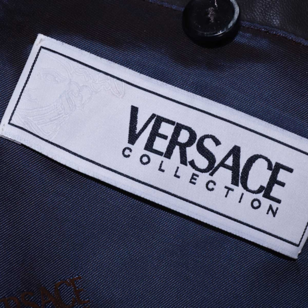 VERSACE - 本物 極上品 ヴェルサーチ 最高級仔羊革ラムナッパレザー