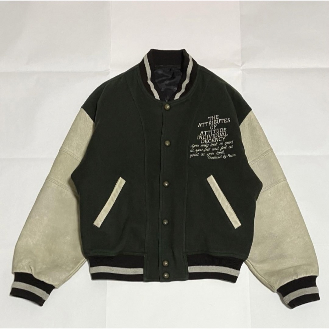 PAZZO - 【人気】PAZZO CLUB パッゾ スタジャン 刺繍 牛革レザー バイ