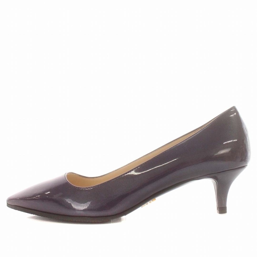 PRADA - プラダ PRADA パンプス エナメル 34.5 21.5cm パープル 紫の