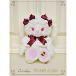 うさくみゃポシェット オフシロ本体×エンジギンガムリボン