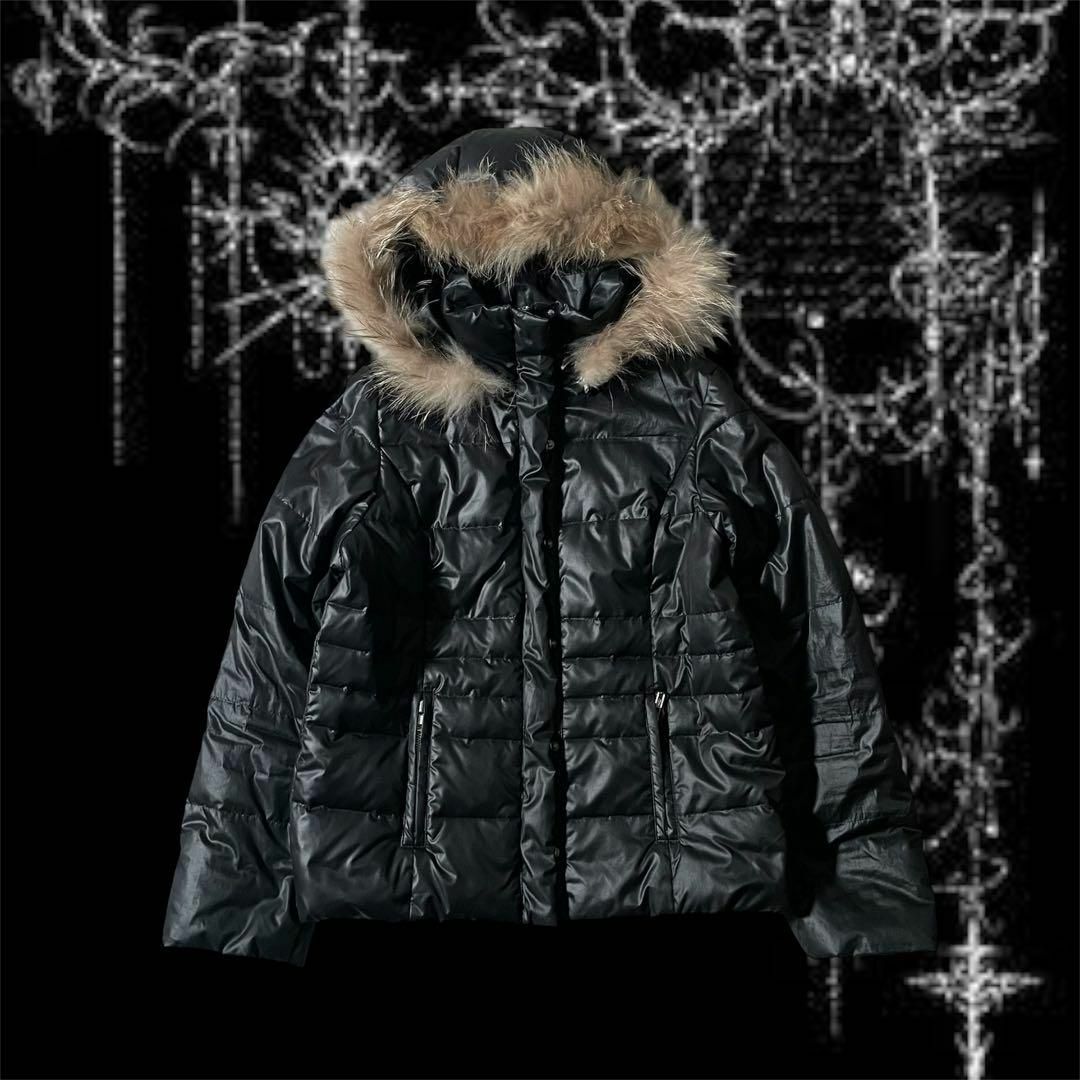 00s 平成 メタルフック ファージャケット グランジ お兄系 y2k ファー