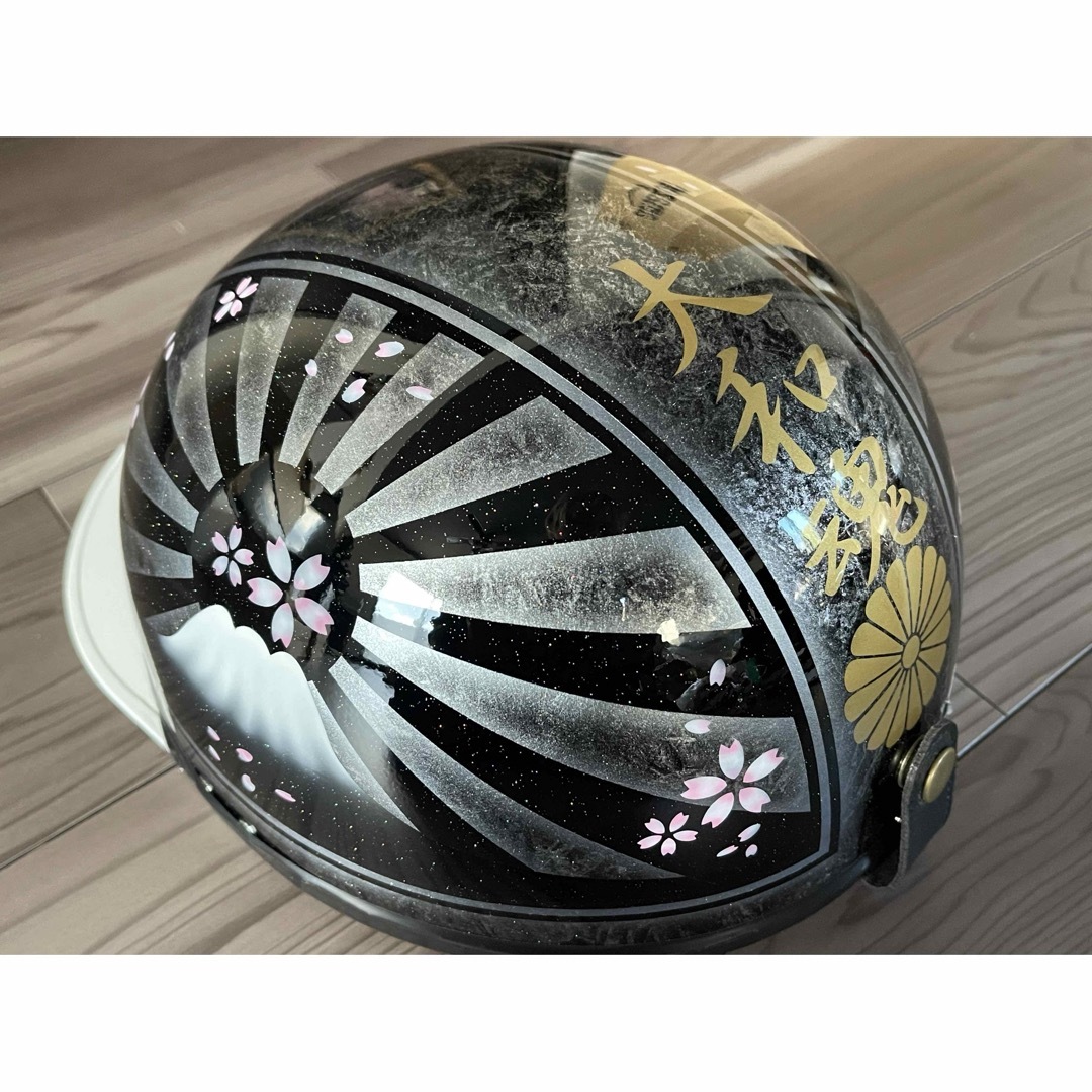 ラップ塗装 富士日章 コルク半 ヘルメットの通販 by paint｜ラクマ
