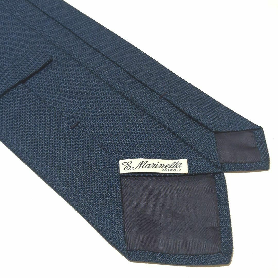 美品 マリネッラ ネクタイ ソリッド 無地 ハイブランド 高級シルク