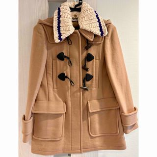 MIU MIU - ミュウミュウショートダッフルコート💜コートベルトスカート