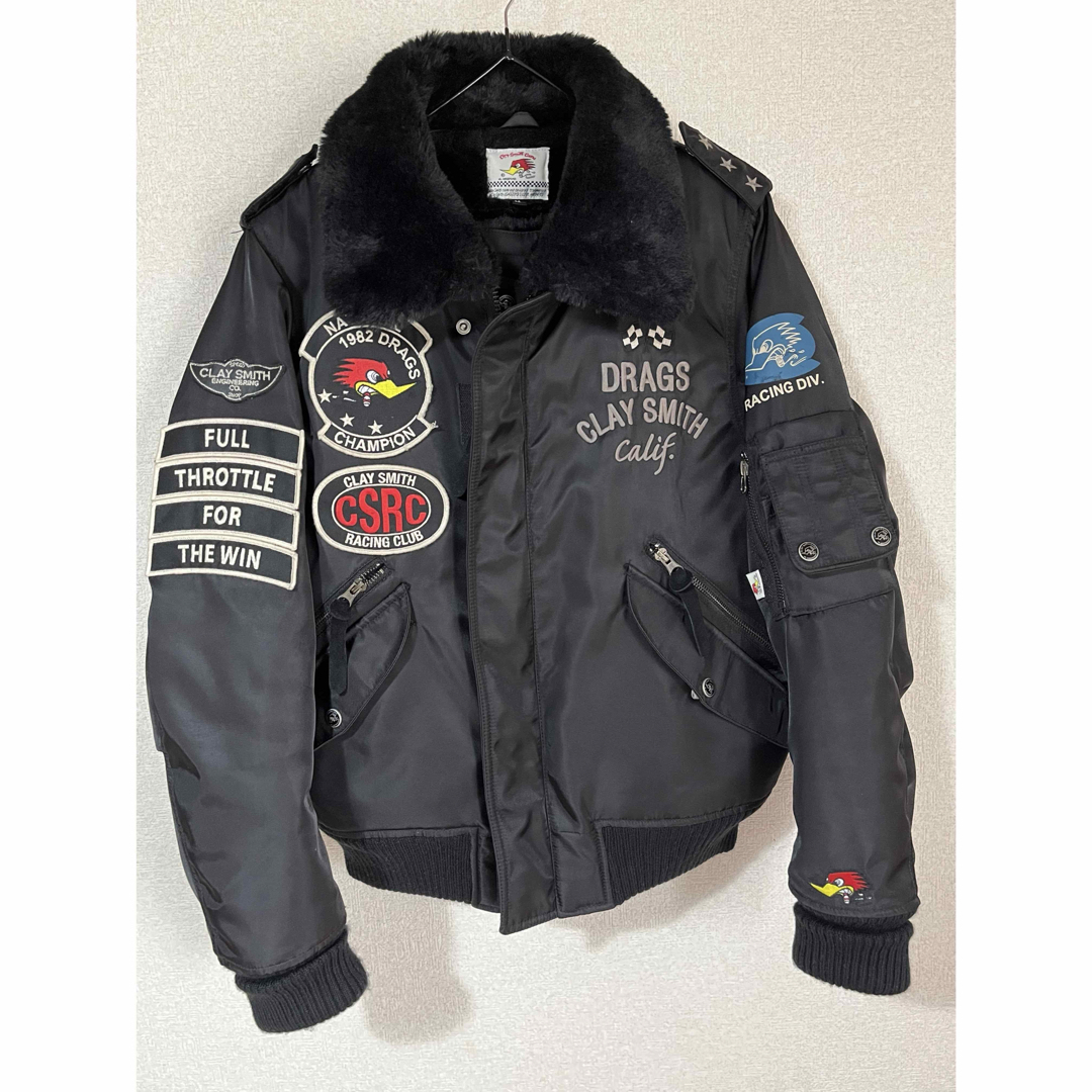 Clay Smith - 美品Clay Smithクレイスミス MA-1 フライトジャケット