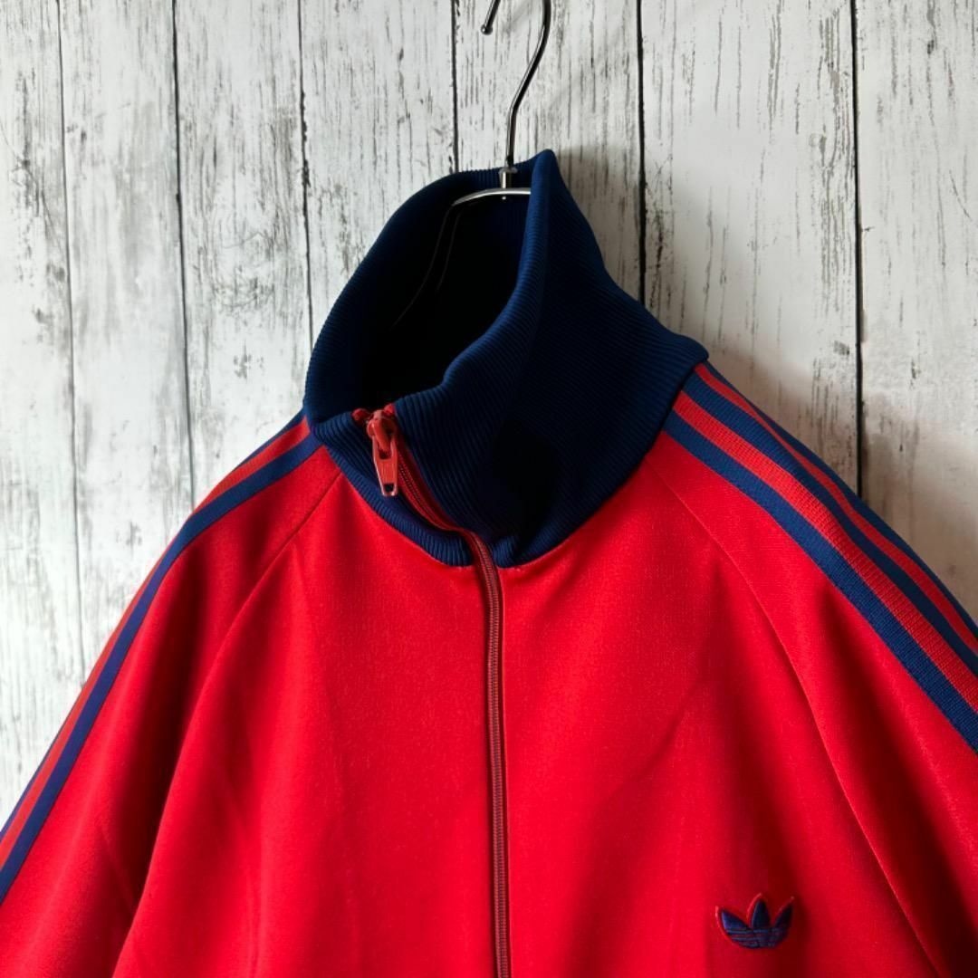 adidas - 【超希少】アディダス デサント ジャージ レッド ネイビー 6