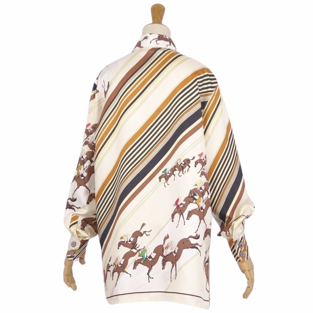 HERMES - 美品 Vintage エルメス HERMES シャツ ブラウス ロング