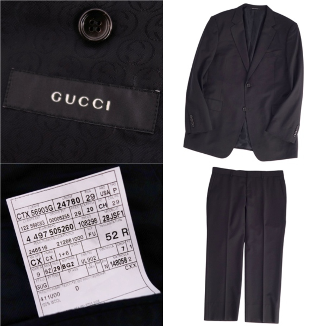 GUCCI - 美品 グッチ GUCCI セットアップ スーツ シングル ウール