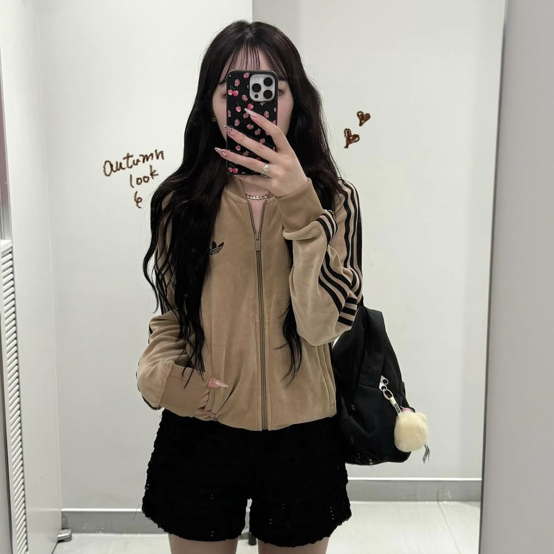 adidas Originals - 新品XL⭐️adidas アディカラー ブラウンベロア