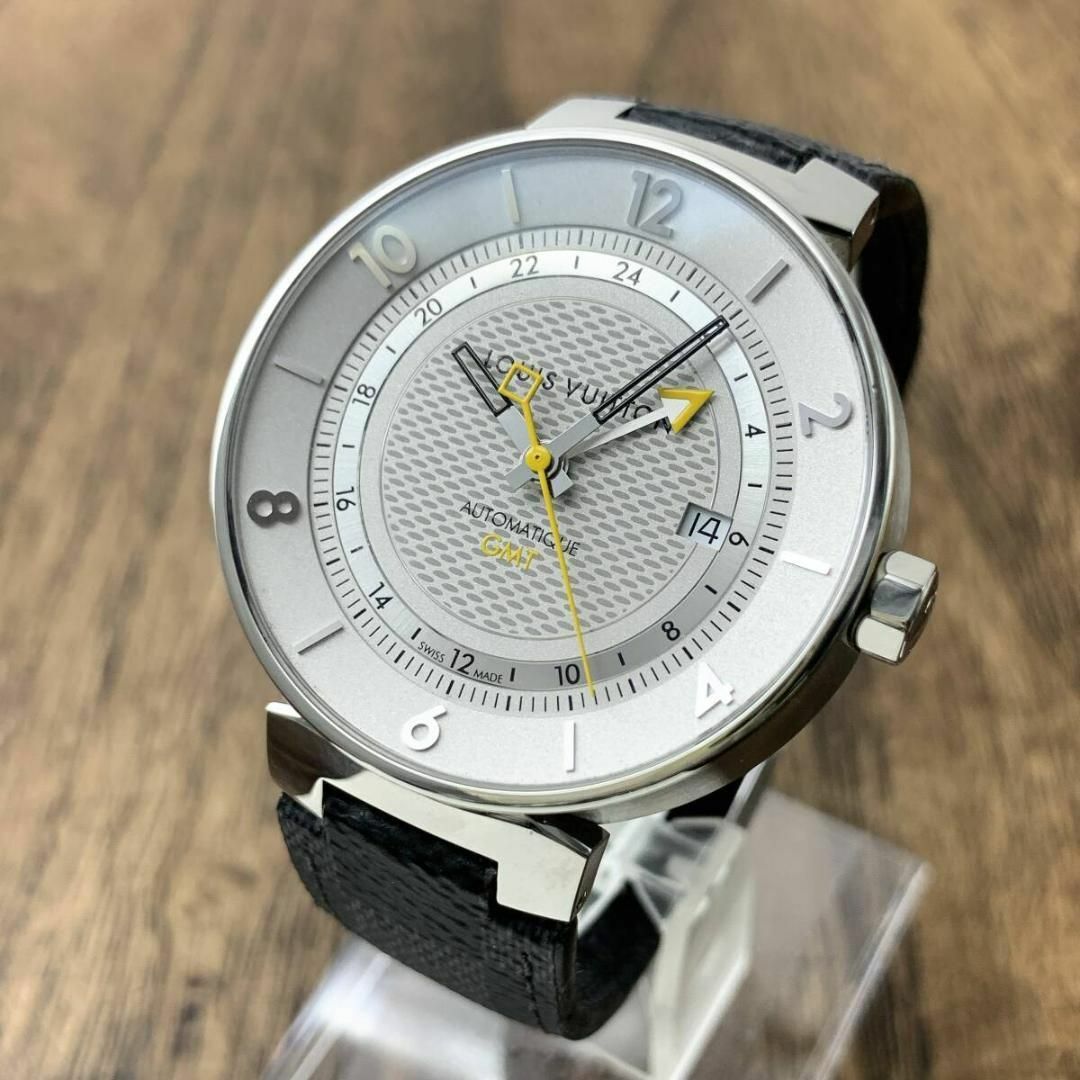 LOUIS VUITTON - ルイヴィトン タンブール ムーン デイト ダミエベルト