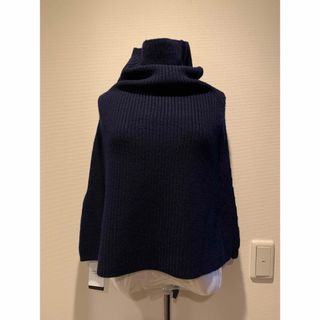 新品未使用【L'Appartement】グッドグリーフ ニットスヌード ネイビー
