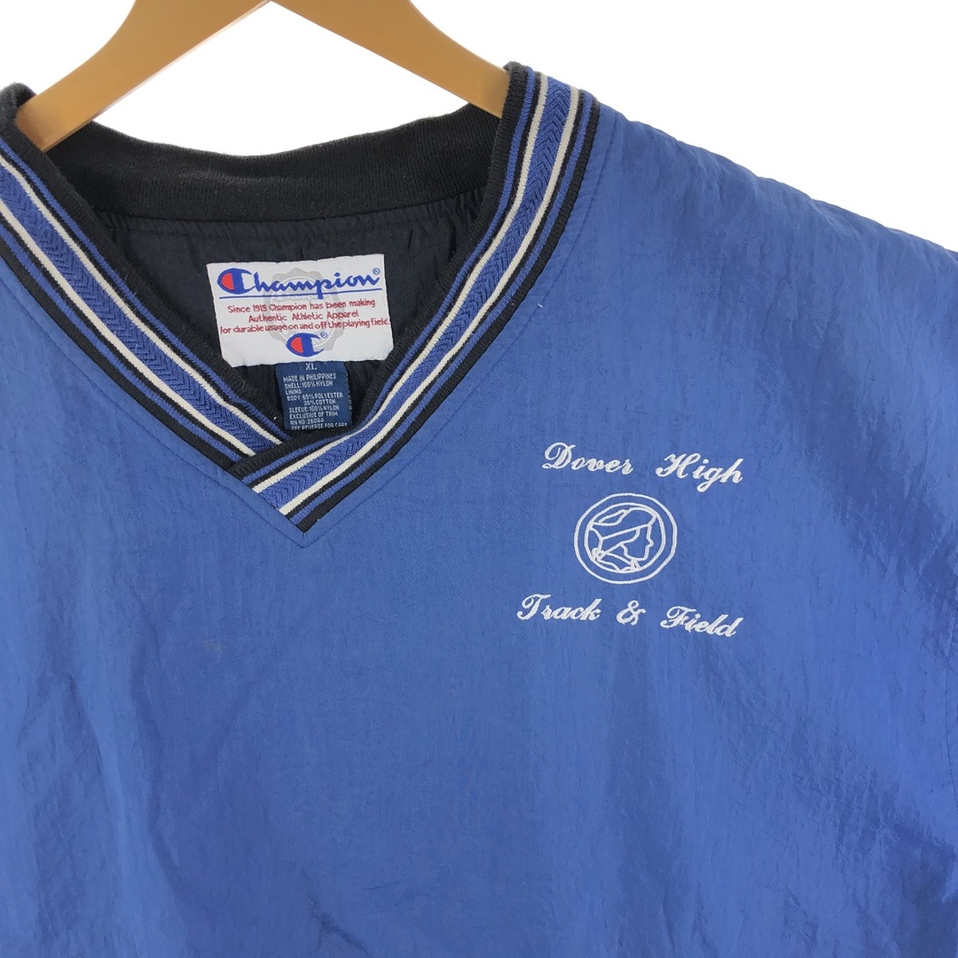 Champion - 古着 90年代 チャンピオン Champion Vネック ナイロンプル