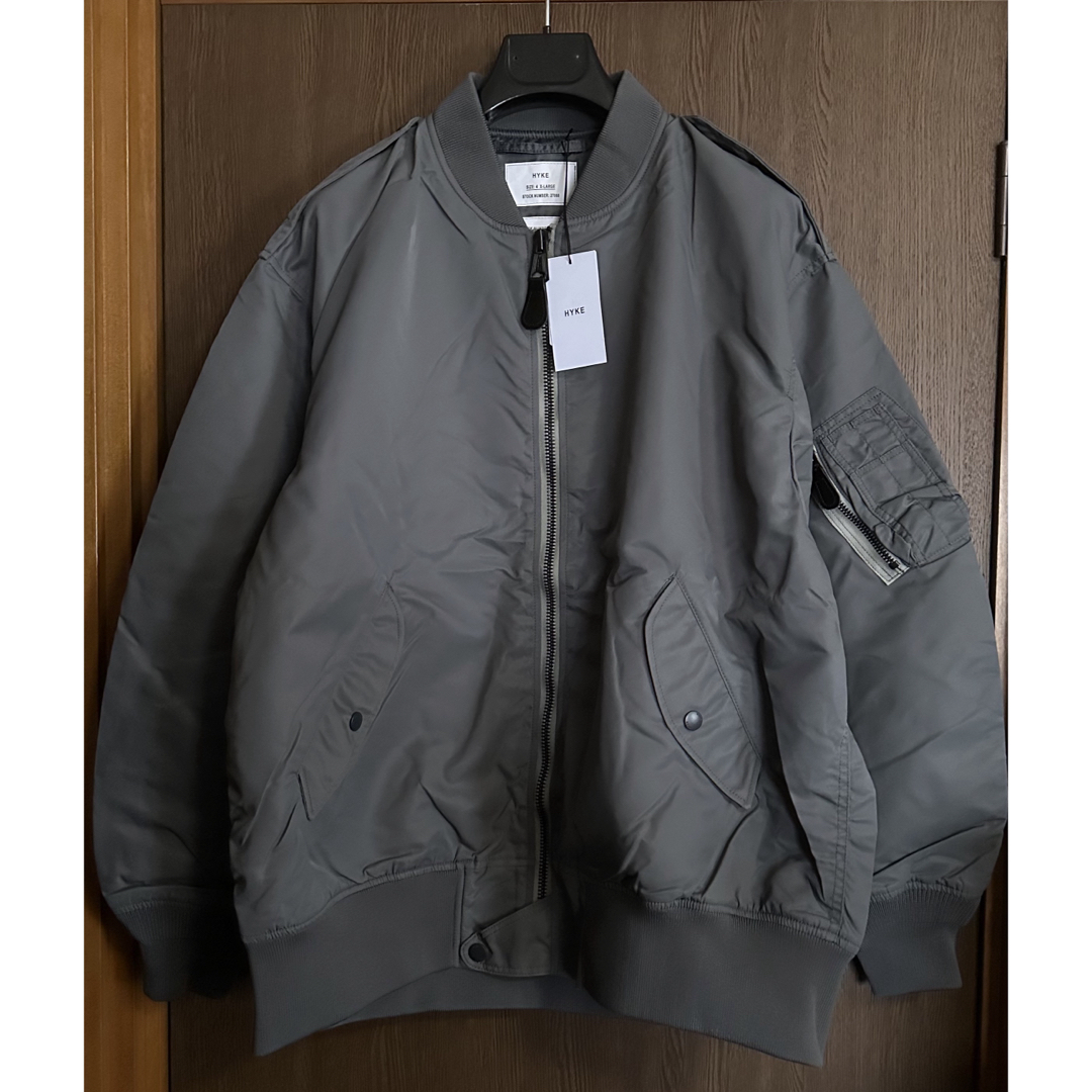 HYKE - 4新品 HYKE TYPE L-2A JACKET ブルゾン ハイク グレーの通販 by