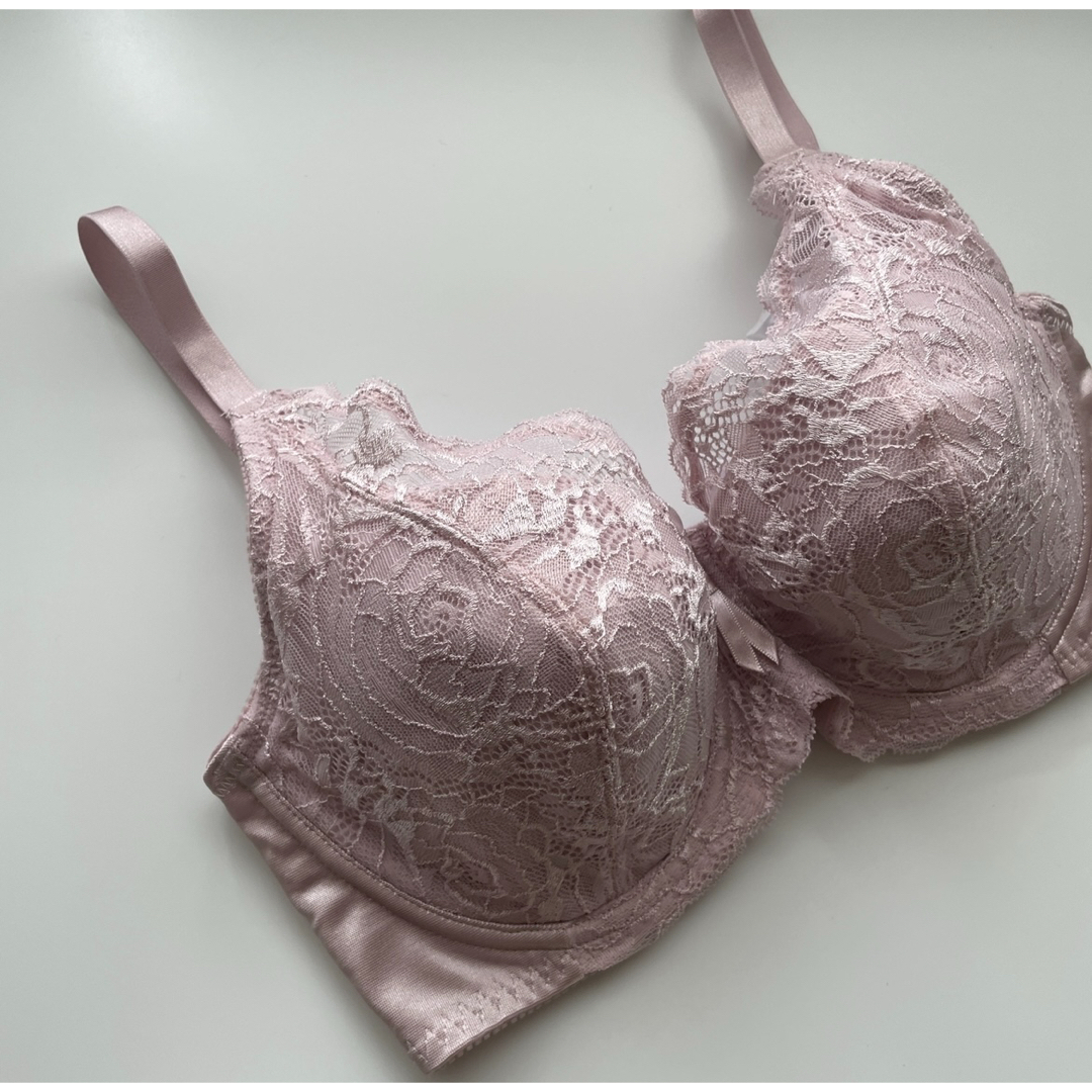 新品 トリンプ D75 ショップ 3枚セット フルカップブラ 花柄レースブラ