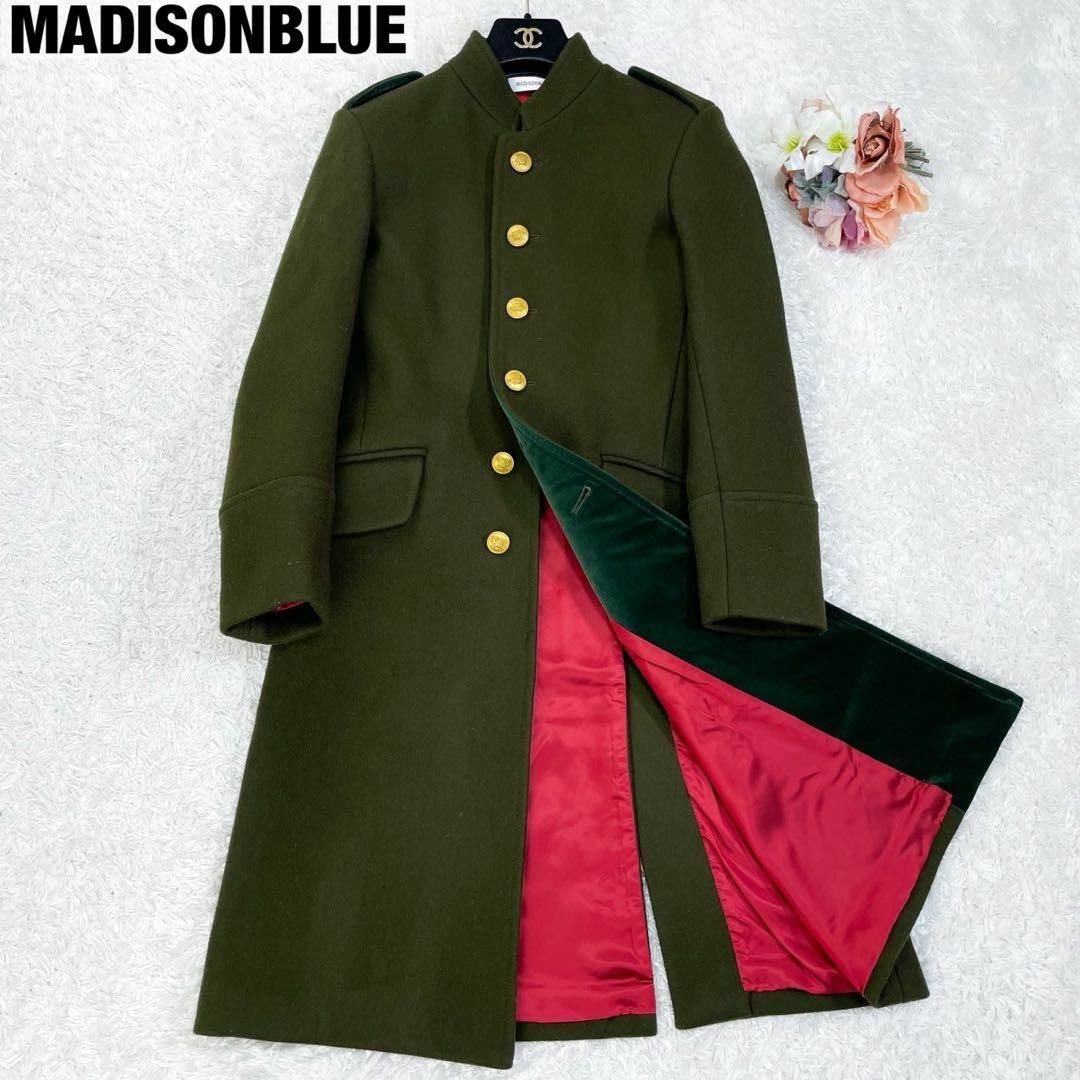 MADISONBLUE - 極美品 MADISONBLUE ウール ベロア オフィサーコート