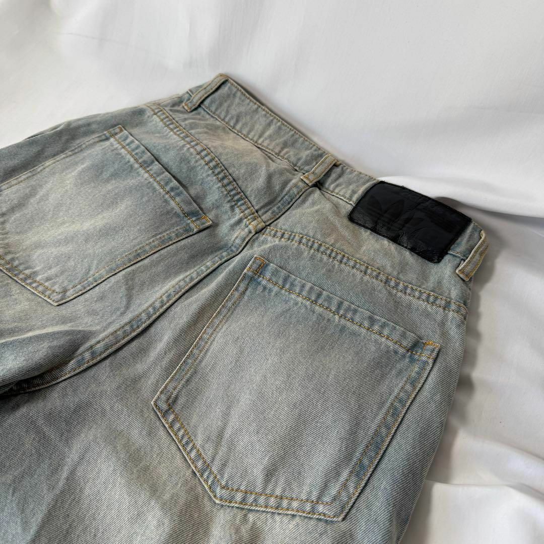 adidas Originals - ADIDAS DENIM ZIP PANT デニム パンツ 27 JX9210の